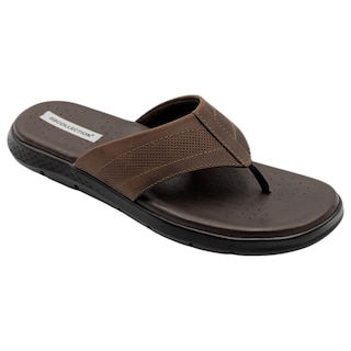 Foto 1 | Sandalias Clásicas Exterior Piel Color Café Para Hombre De Rbcollection