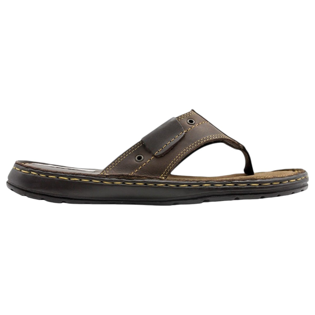 Foto 3 pulgar | Sandalias Clásicas Exterior Piel Color Café Para Hombre De Rbcollection