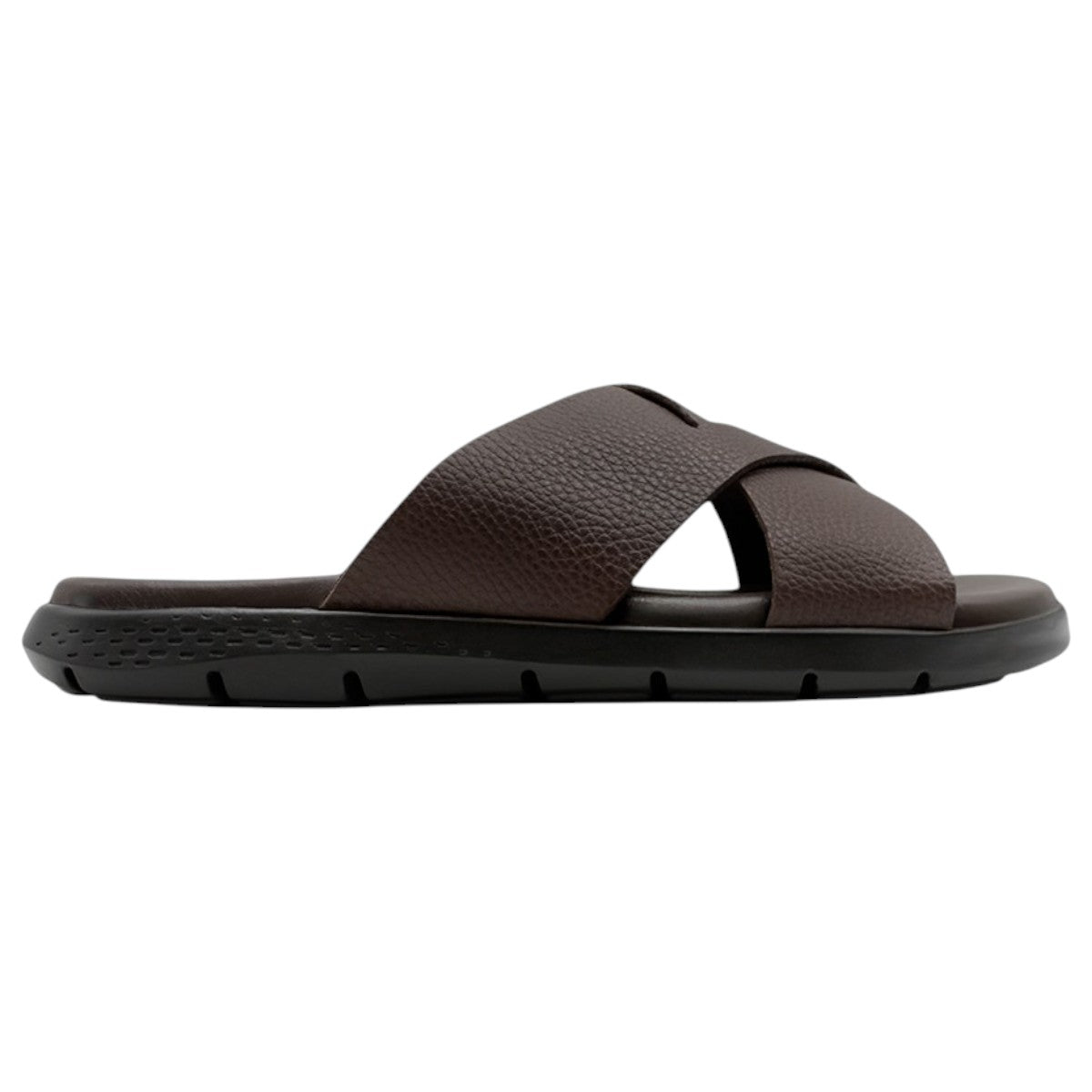 Foto 3 pulgar | Sandalias Casuales Exterior Piel Color Café Para Hombre De Rbcollection