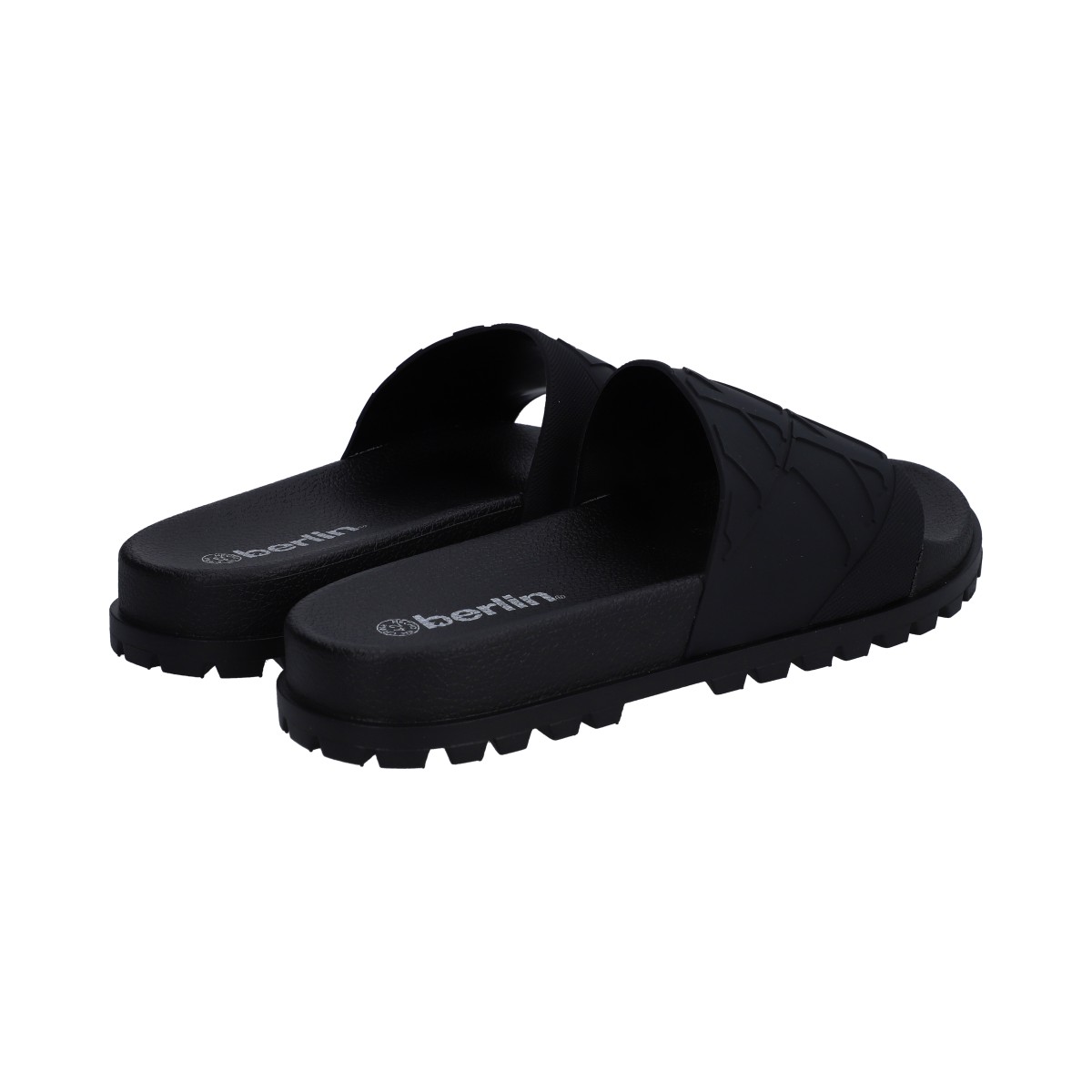 Foto 3 | Sandalias Berlín Negras para Hombre