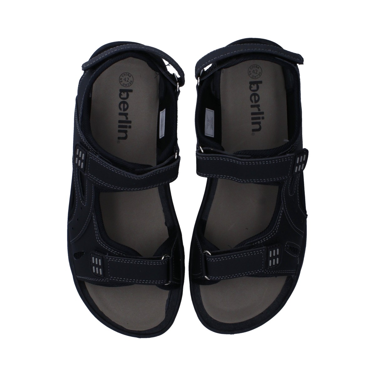 Foto 5 pulgar | Sandalias Berlin Negro para Hombre
