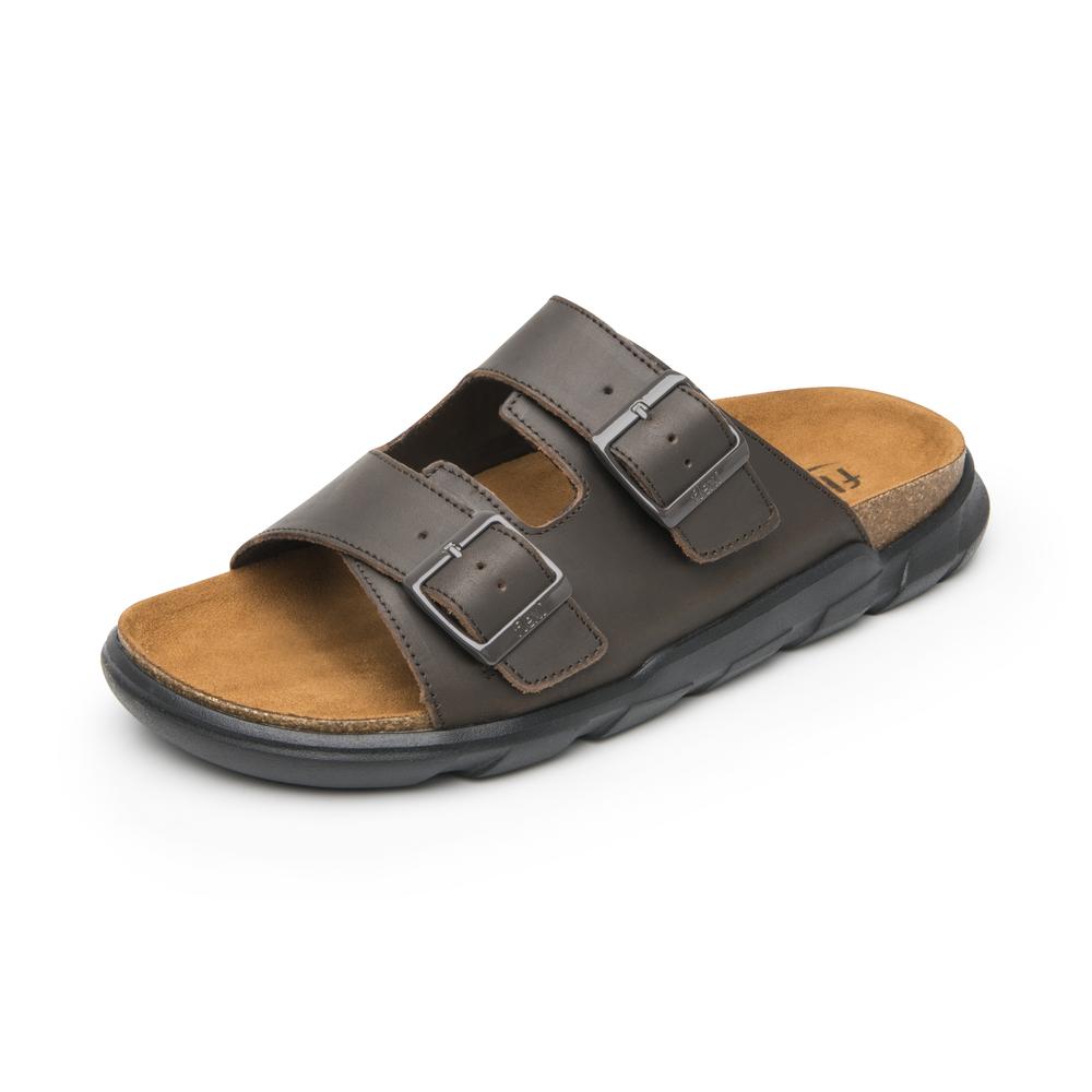Foto 4 pulgar | Sandalias Flexi Cafe Para Hombre [fff3792] Cafe