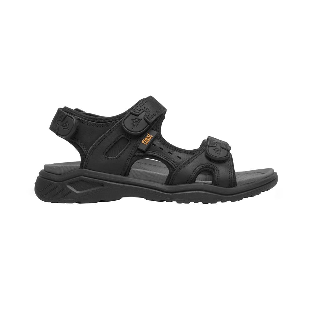 Sandalias Flexi Negro Para Hombre [fff3394] Negro