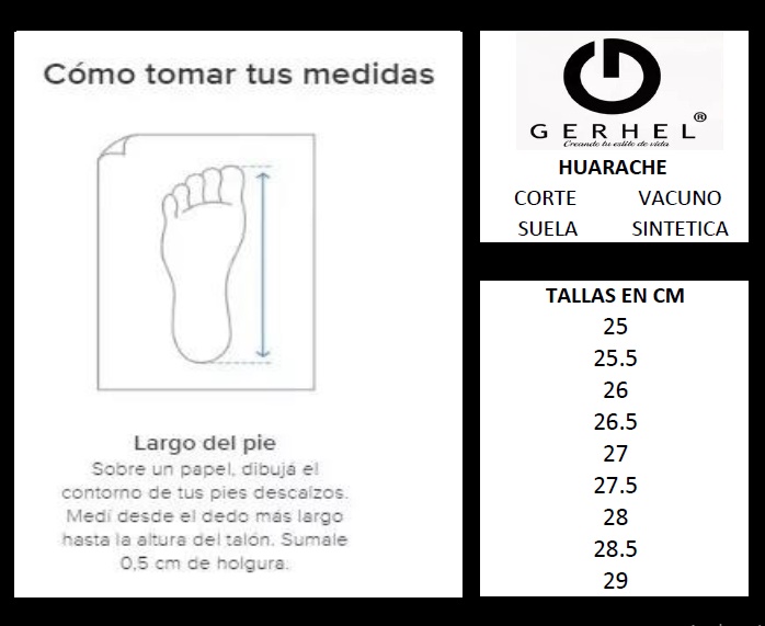 Foto 5 pulgar | Huarache Casual Gerhel para Hombre