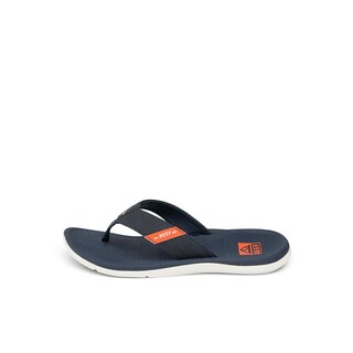 Foto 1 | Flip Flop Reef Santa Ana Para Hombre, Soporte Para El Arco, Azul, Blanco Y Naranja - Venta Internacional.