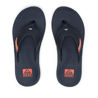 Foto 2 | Flip Flop Reef Santa Ana Para Hombre, Soporte Para El Arco, Azul, Blanco Y Naranja - Venta Internacional.