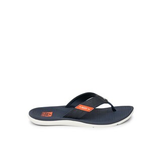 Foto 3 | Flip Flop Reef Santa Ana Para Hombre, Soporte Para El Arco, Azul, Blanco Y Naranja - Venta Internacional.