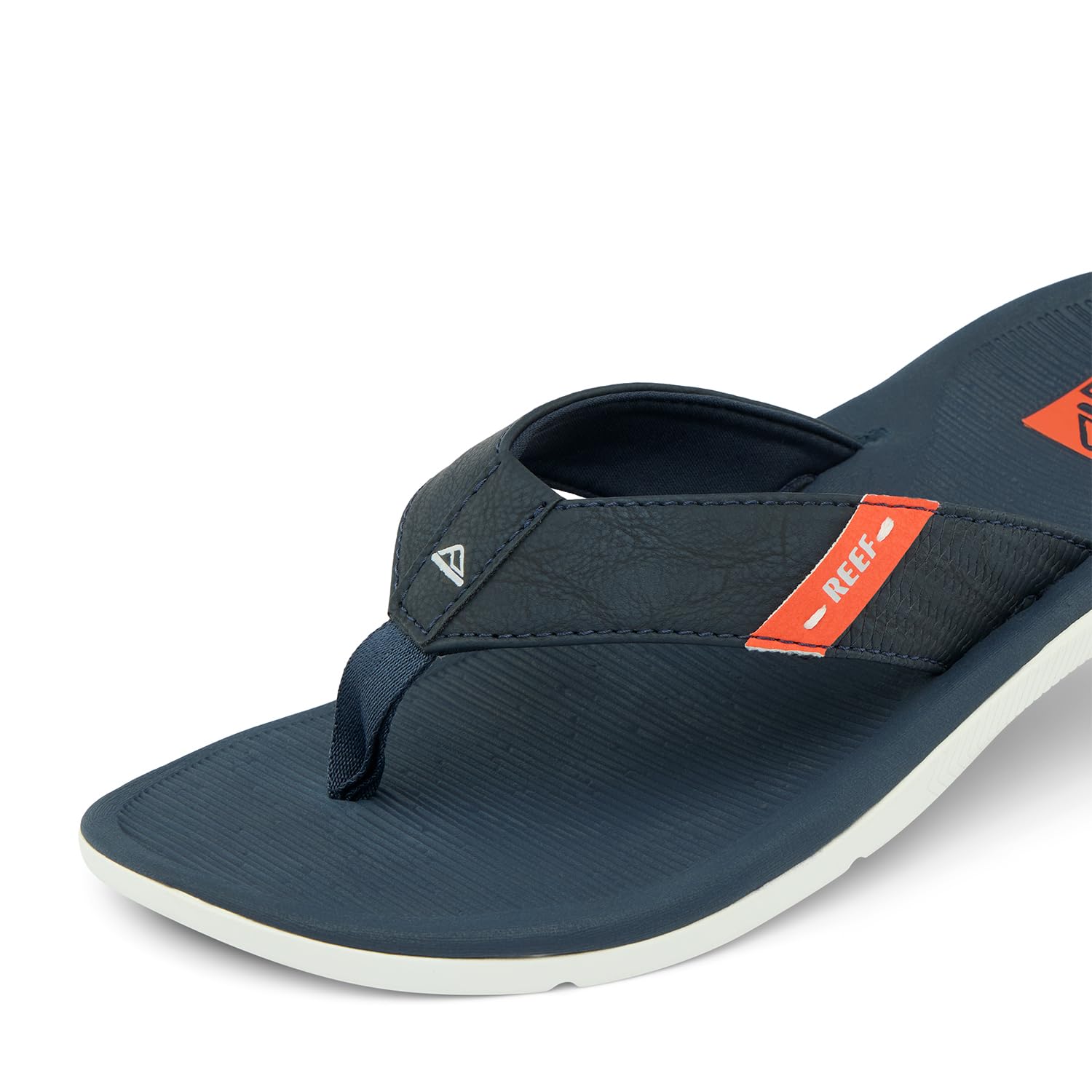 Foto 7 pulgar | Flip Flop Reef Santa Ana Para Hombre, Soporte Para El Arco, Azul, Blanco Y Naranja - Venta Internacional.