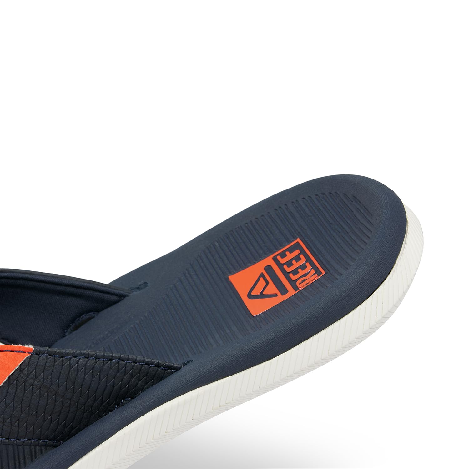 Foto 8 pulgar | Flip Flop Reef Santa Ana Para Hombre, Soporte Para El Arco, Azul, Blanco Y Naranja - Venta Internacional.
