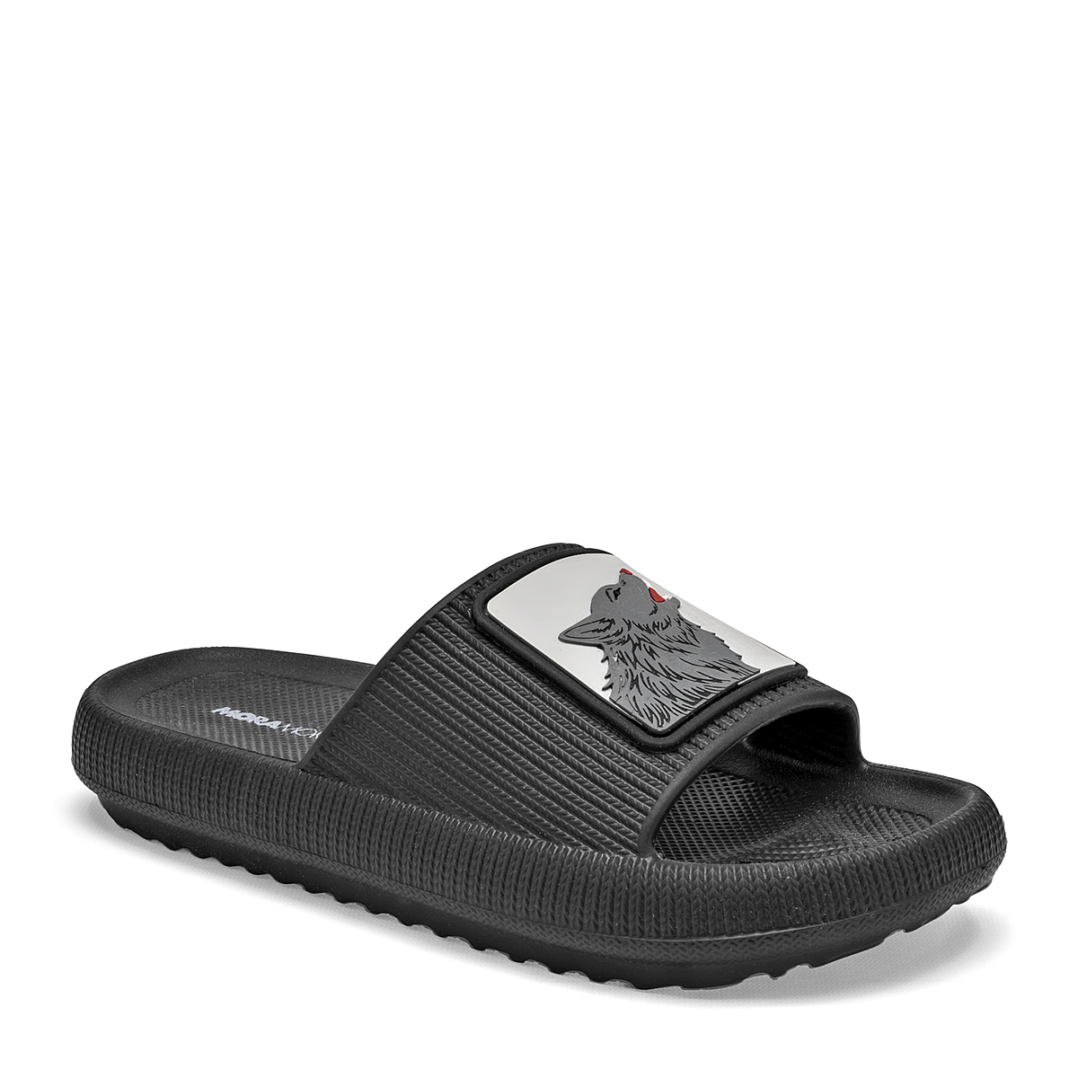 Foto 2 pulgar | Moramora Sandalia Para Hombre Negro