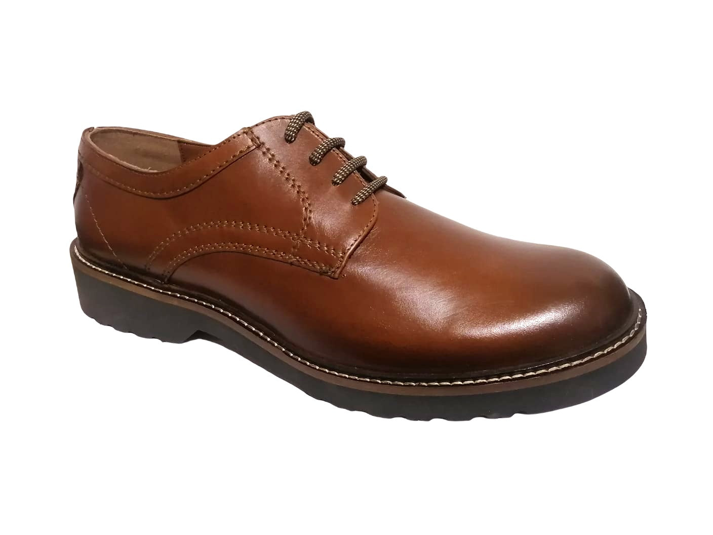 Zapatos para Caballero Evolucion color Café Tan Pull Up Formal