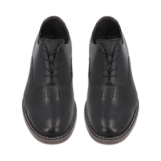 Foto 4 | Zapatos Flexi Negros para Hombre