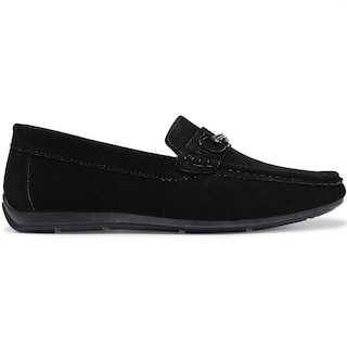 Foto 3 | Mocasines Elegantes De Vestir de Gamuza Negro para Hombre