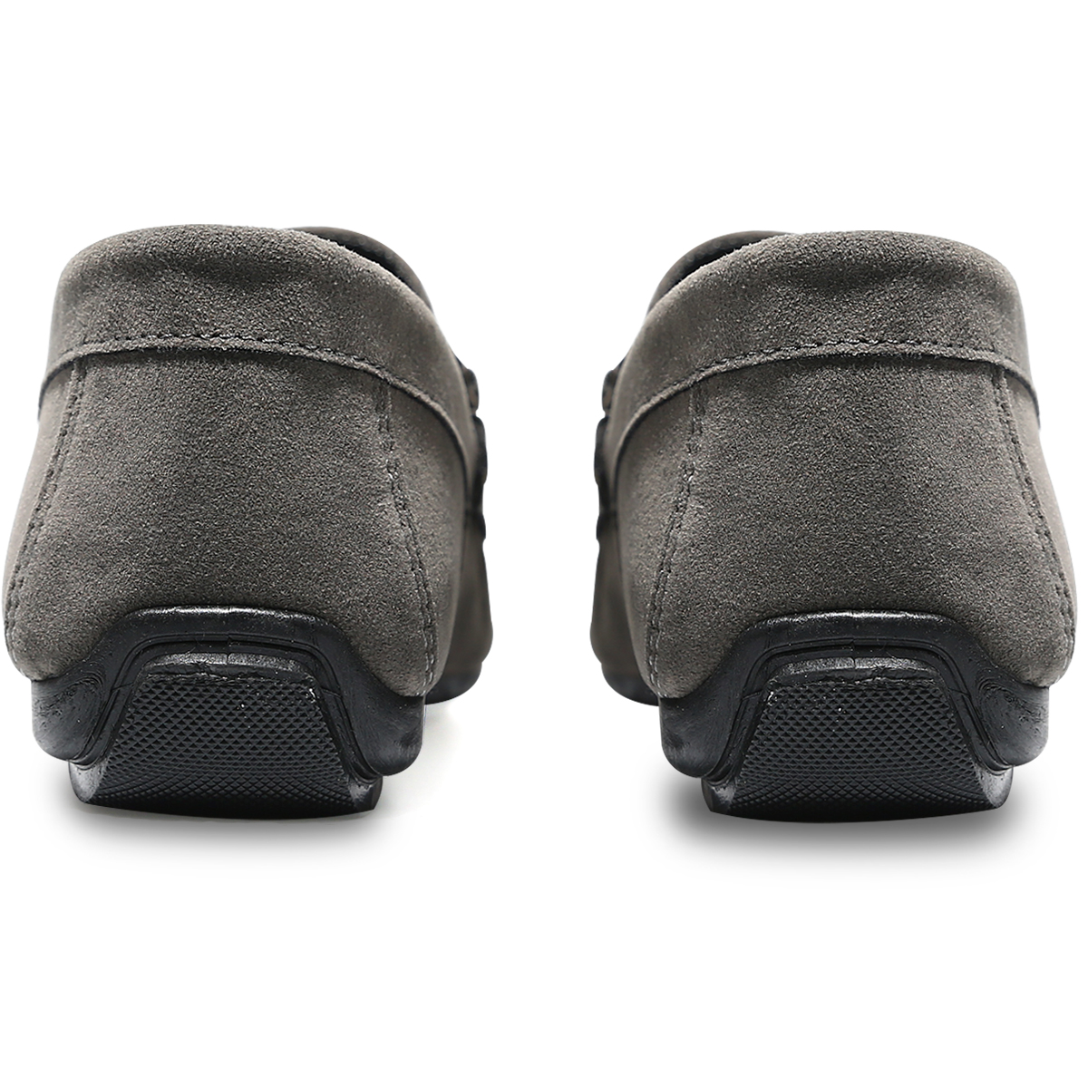 Foto 7 pulgar | Mocasines Elegantes De Vestir de Gamuza Gris para Hombre