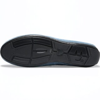 Foto 5 | Mocasines Elegantes de Vestir de Gamuza Azul para Hombre