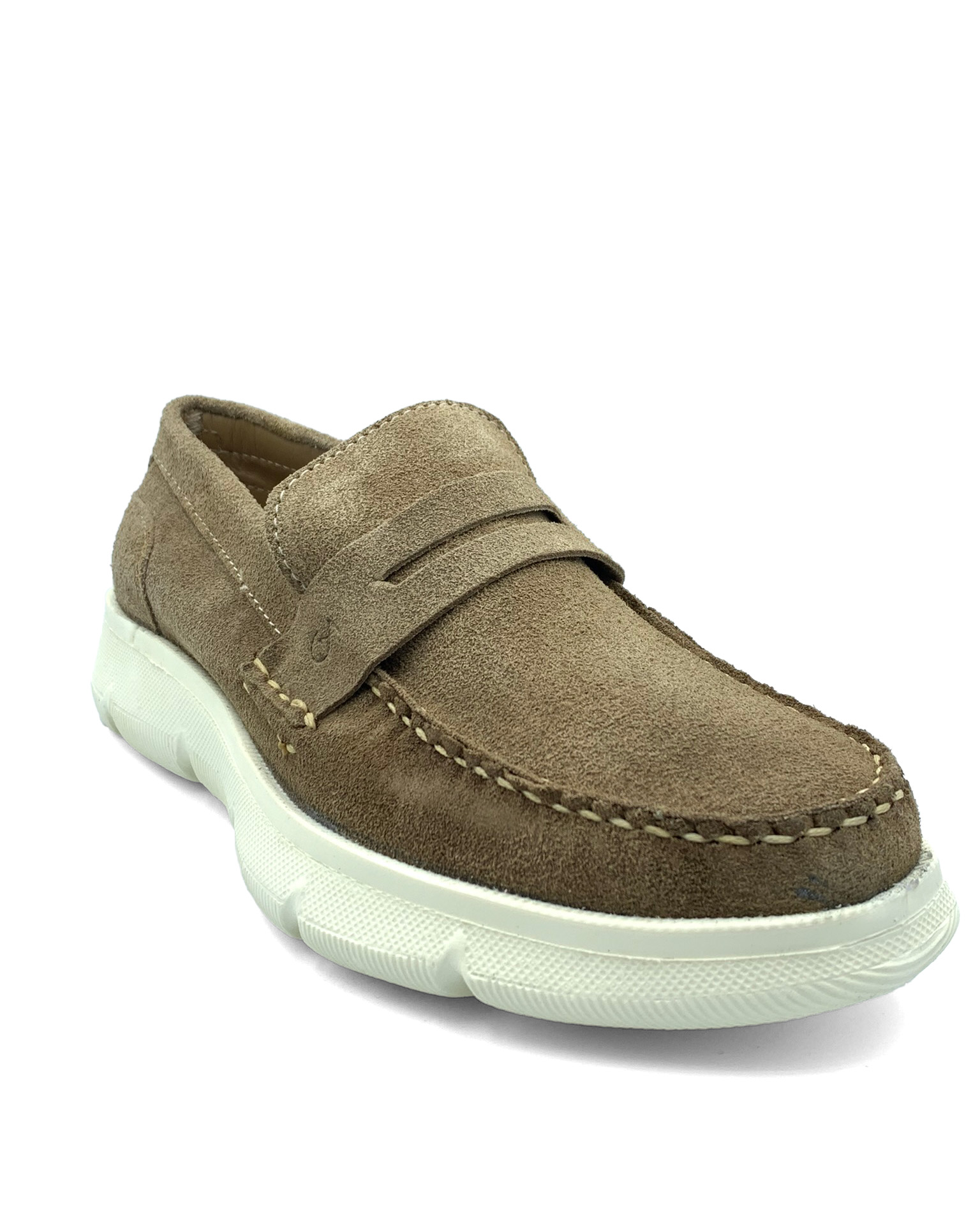 Foto 5 pulgar | Mocasin Casual Comboni 8651 Color Hueso Gamuza Peluda