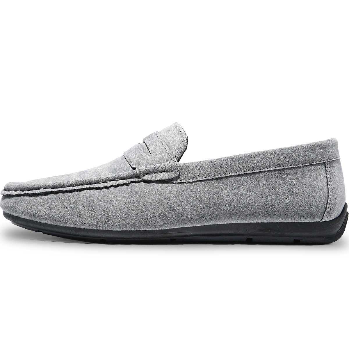 Foto 3 pulgar | Zapatos De Vestir Para Hombre Elegantes Mocasines Formales Gris Talla 7