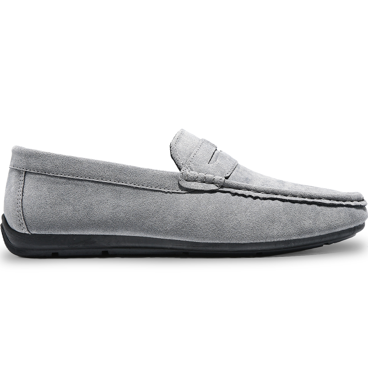 Foto 4 pulgar | Zapatos De Vestir Para Hombre Elegantes Mocasines Formales Gris Talla 7