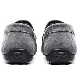 Foto 6 | Zapatos De Vestir Para Hombre Elegantes Mocasines Formales Gris Talla 7