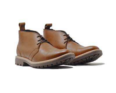 Foto 5 | Botín Warlock 4201 Caramel De Piel Para Hombre
