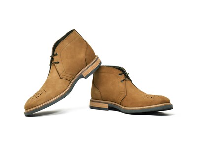 Foto 6 | Botín Warlock 8014 Moka De Piel Para Hombre