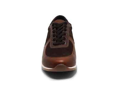 Foto 4 | Tenis Casual Warlock 2504 Café De Piel Para Hombre.