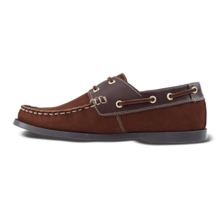 Foto 1 | Mocasines Náuticos de Piel Rams Cottons Top-sider Marrón para Hombre