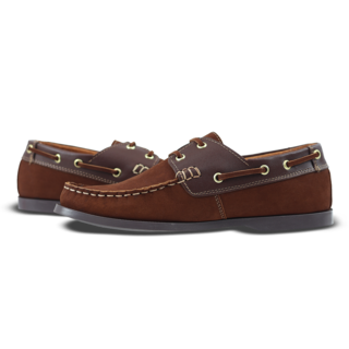 Foto 2 | Mocasines Náuticos de Piel Rams Cottons Top-sider Marrón para Hombre