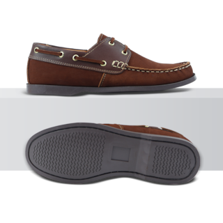Foto 5 | Mocasines Náuticos de Piel Rams Cottons Top-sider Marrón para Hombre