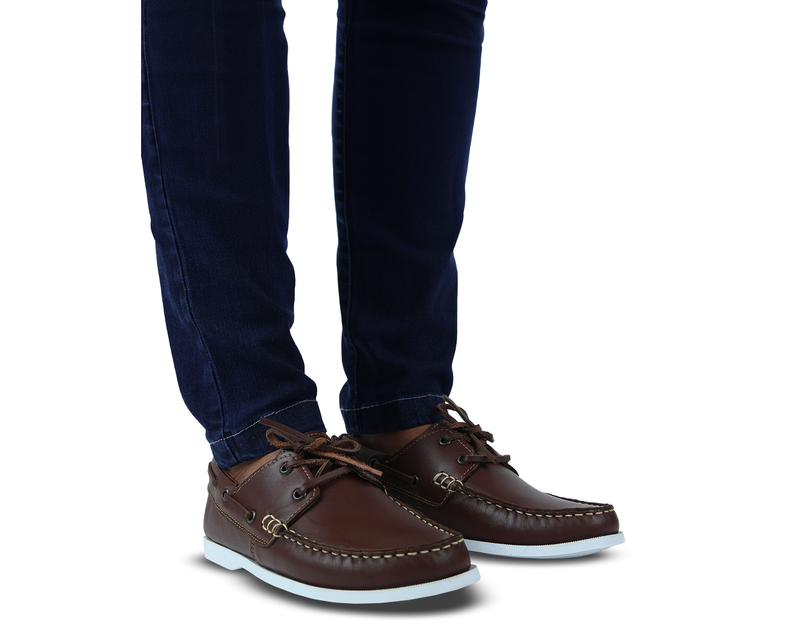 Foto 7 pulgar | Mocasines Nauticos De Piel Rams Cottons Modelo Top-sider color Marrón para Hombre
