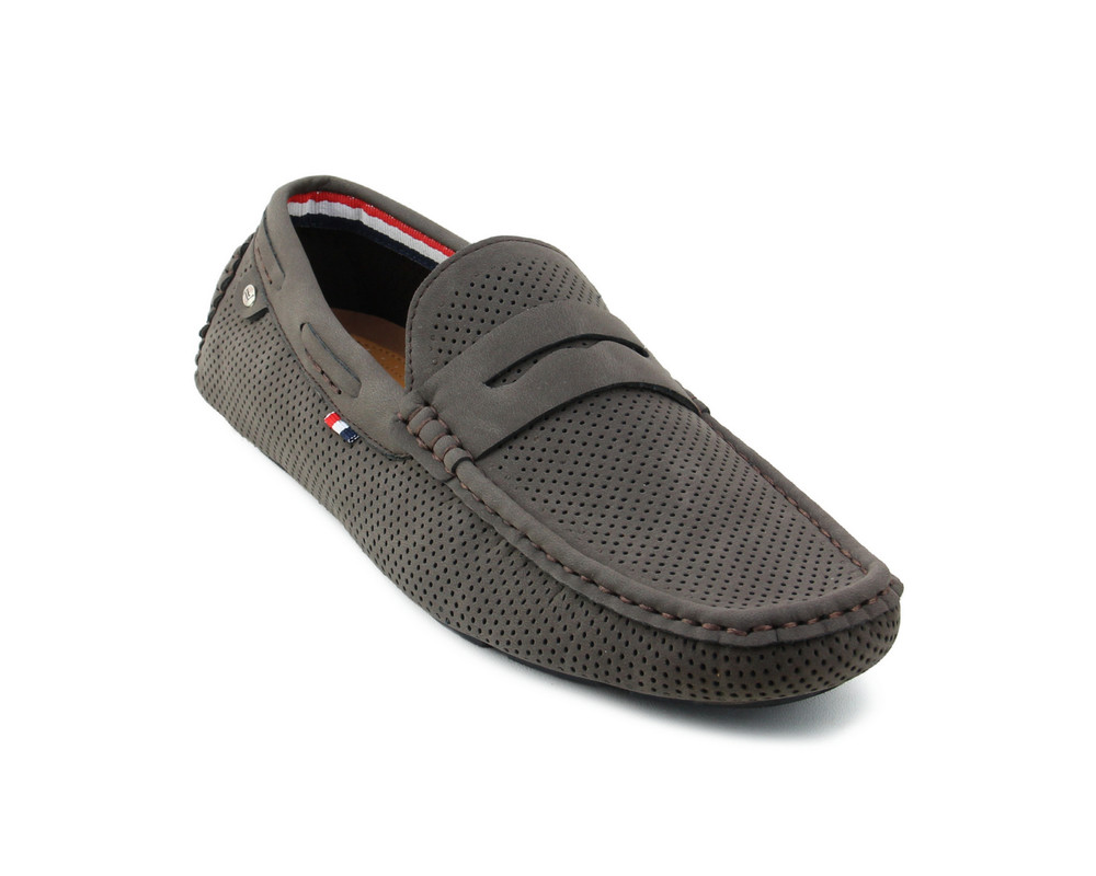 Mocasines Lob Footwear Cafés para Hombre