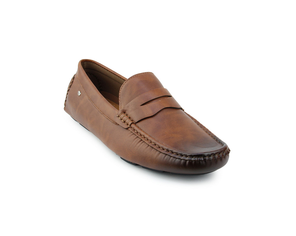 Foto 2 pulgar | Mocasines Lob Footwear PU Café 52404009 para Hombre