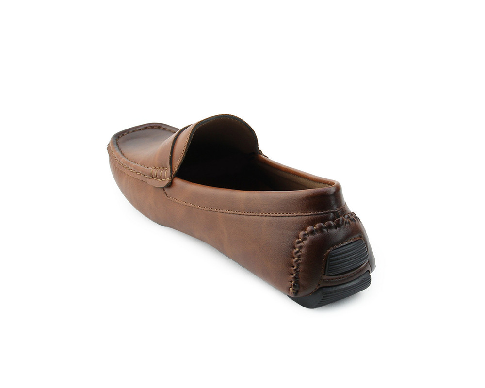 Foto 5 pulgar | Mocasines Lob Footwear PU Café 52404009 para Hombre