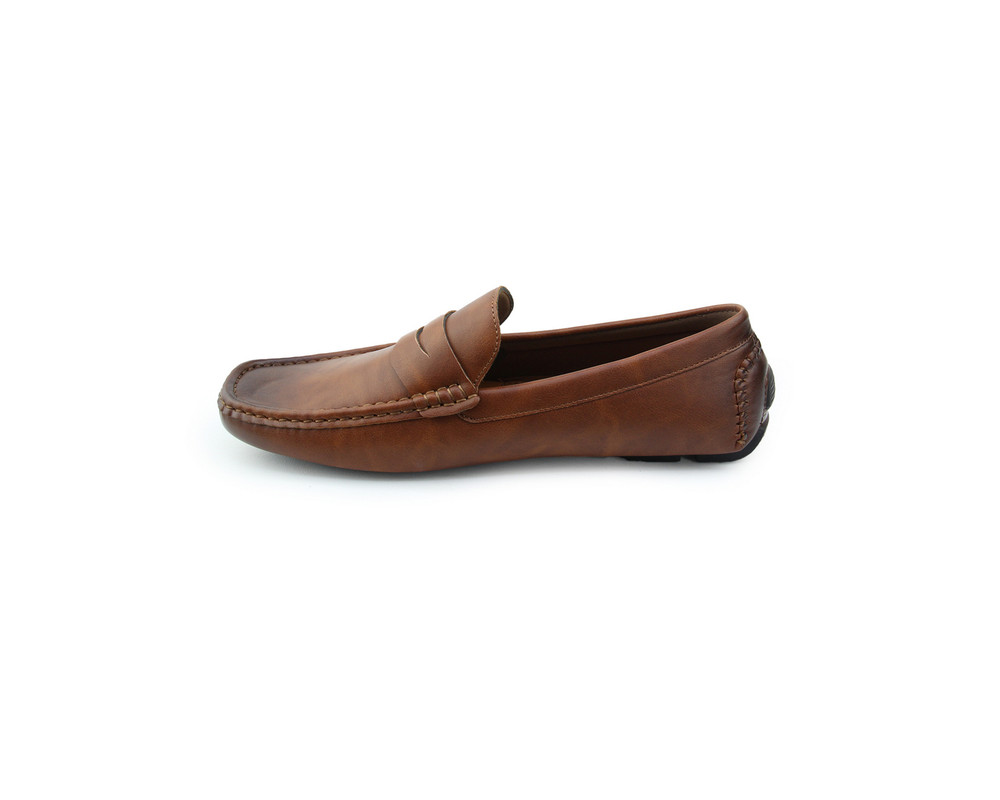 Foto 6 pulgar | Mocasines Lob Footwear PU Café 52404009 para Hombre