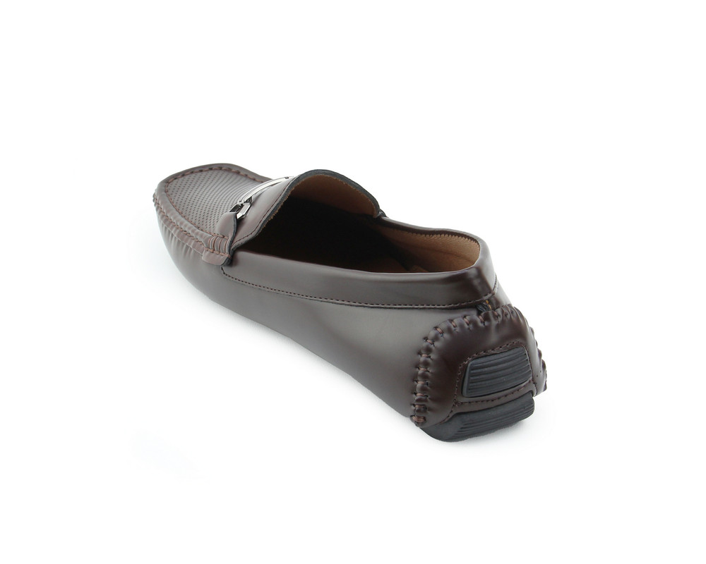 Foto 4 | Mocasines Lob Footwear Pu 52404012 Cafés para Hombre