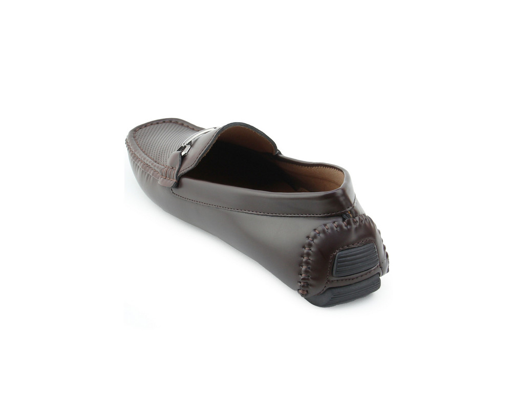 Foto 5 | Mocasines Lob Footwear Pu 52404012 Cafés para Hombre