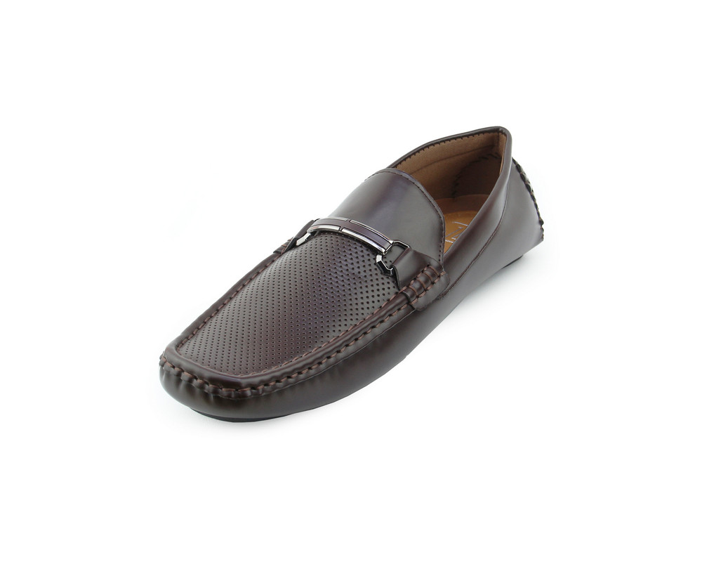 Foto 6 | Mocasines Lob Footwear Pu 52404012 Cafés para Hombre