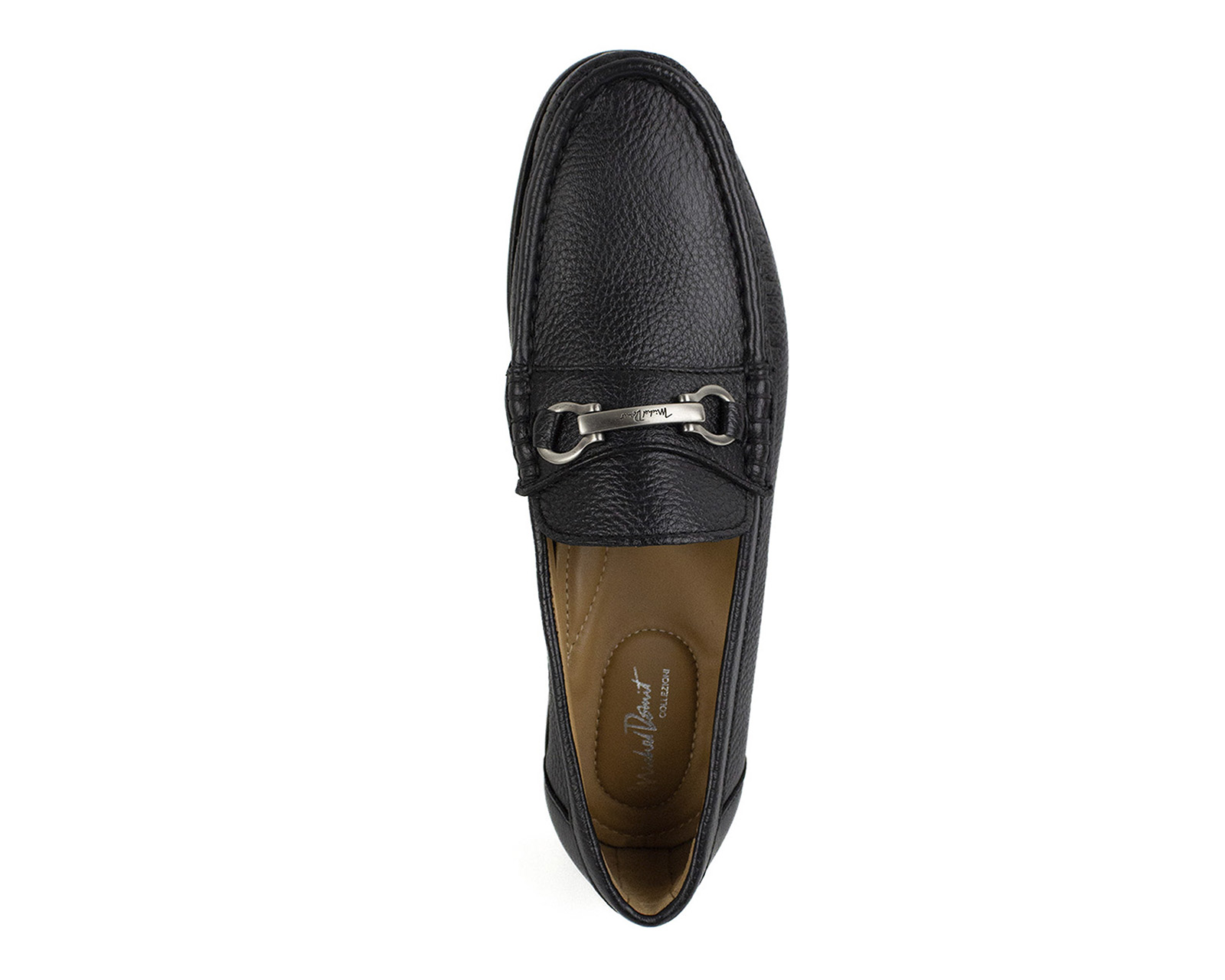 Foto 4 pulgar | Zapato Mocasín de Piel Michel Domit Negro para Hombre