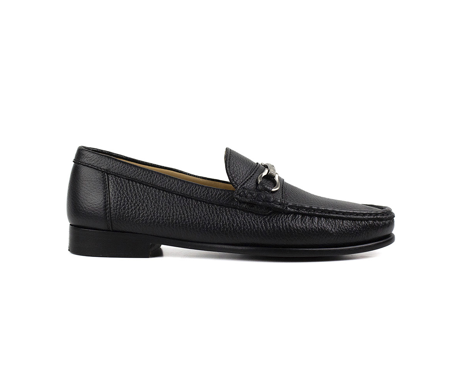 Foto 6 pulgar | Zapato Mocasín de Piel Michel Domit Negro para Hombre