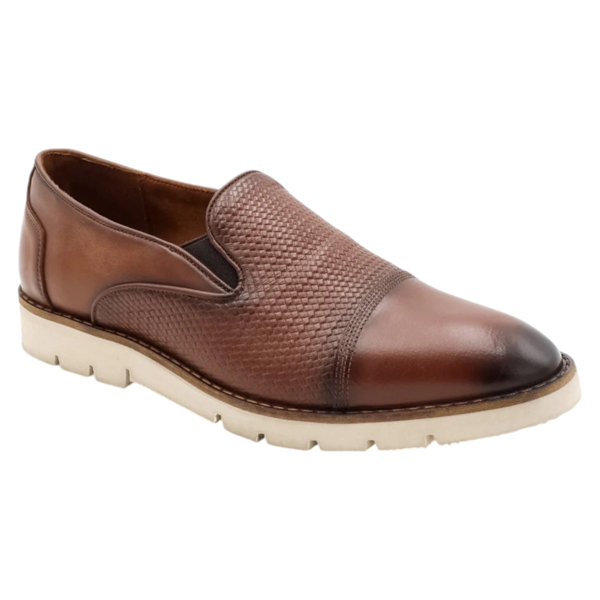 Mocasines RBCollection de Piel Natural Café para Hombre