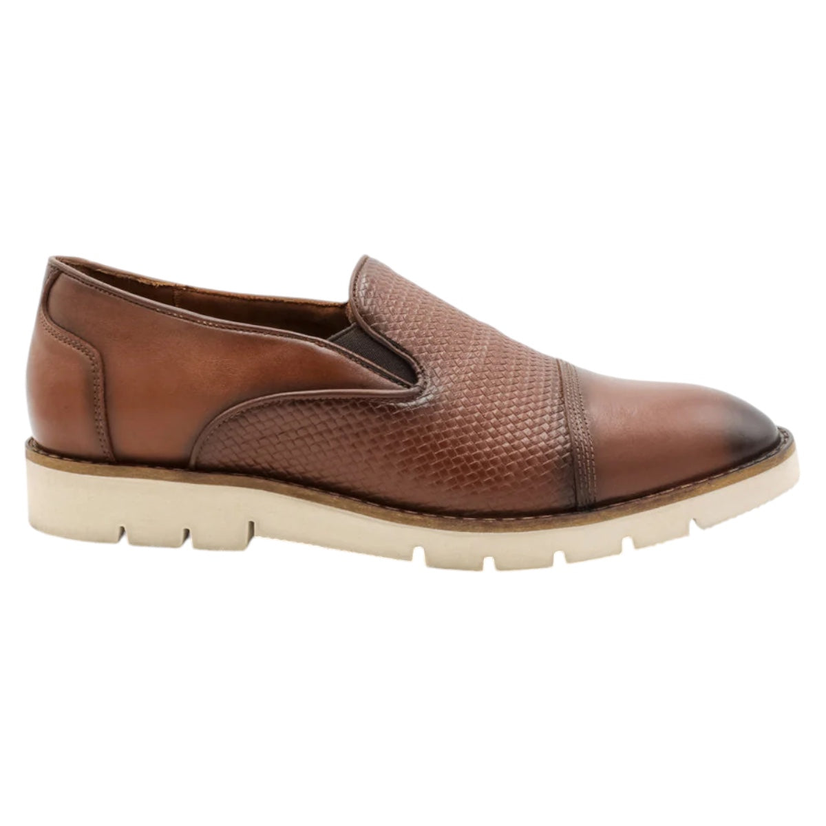 Foto 2 | Mocasines RBCollection de Piel Natural Café para Hombre