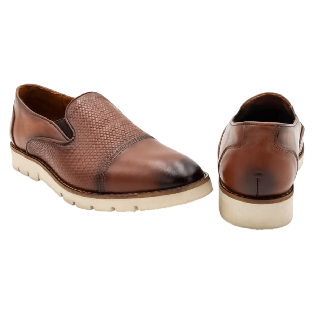 Foto 7 pulgar | Mocasines RBCollection de Piel Natural Café para Hombre