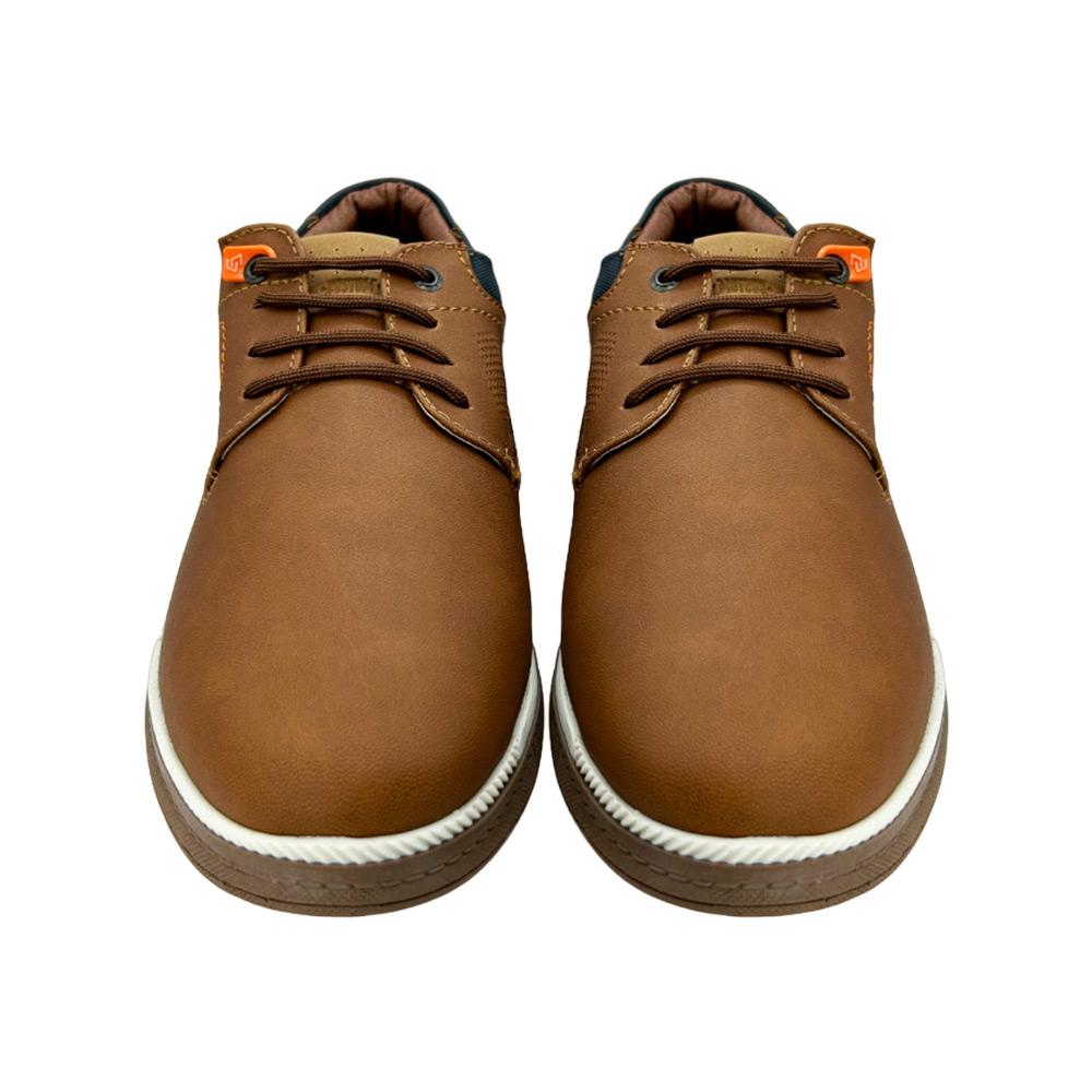 Foto 6 | Zapato Hombre Custom Style Casual Agujetas Cafe