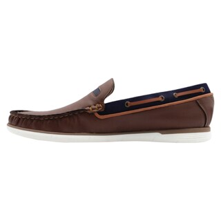 Foto 3 | Mocasines Rbcollection Exterior Piel Café para Hombre