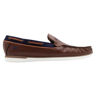 Foto 4 | Mocasines Rbcollection Exterior Piel Café para Hombre