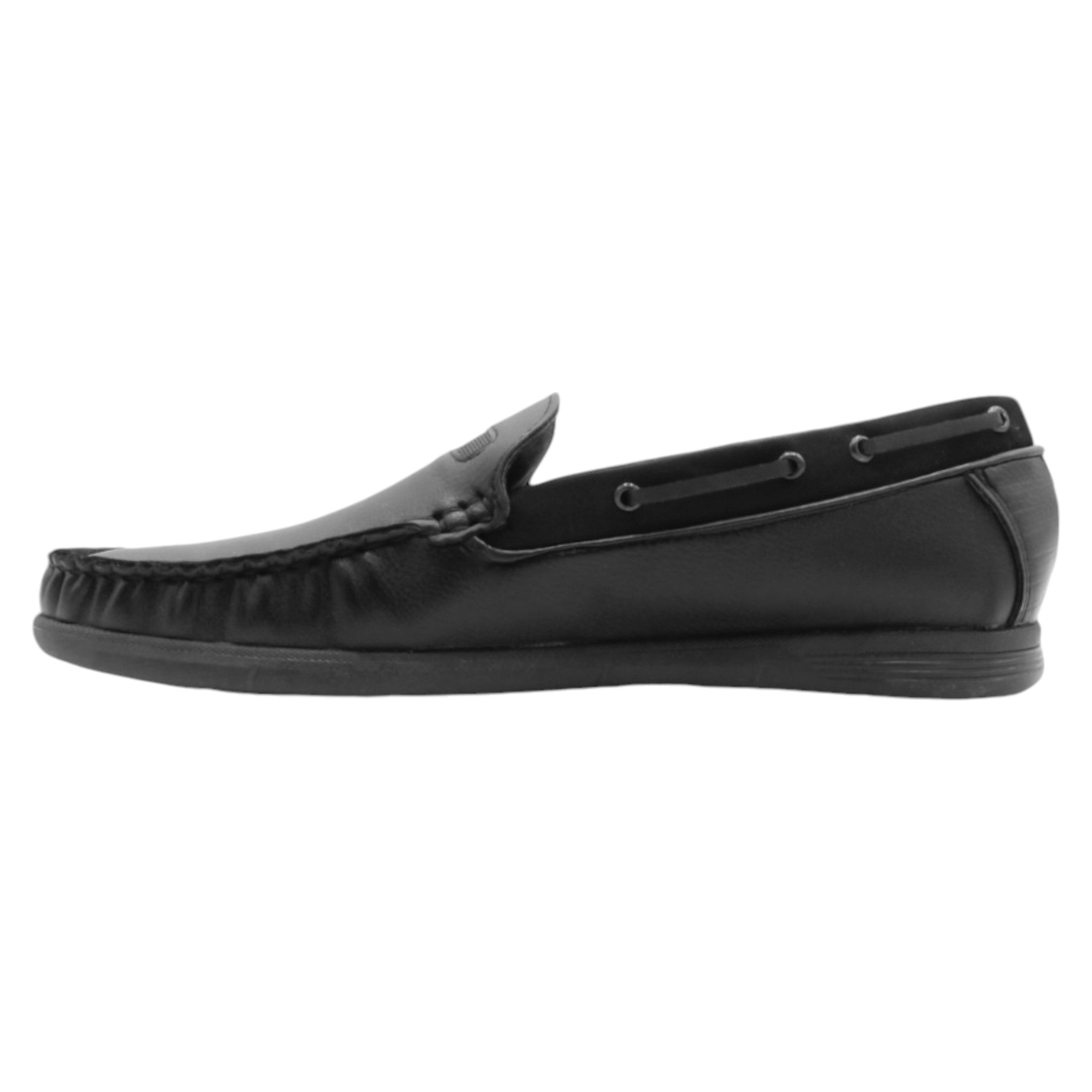 Foto 5 pulgar | Mocasines Rbcollection Exterior Piel Negro para Hombre