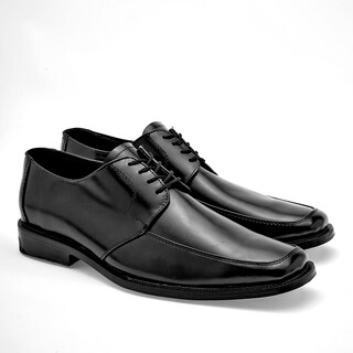 Foto 4 | Ledther Zapato De Vestir Para Hombre Negro, Suela De Cuero
