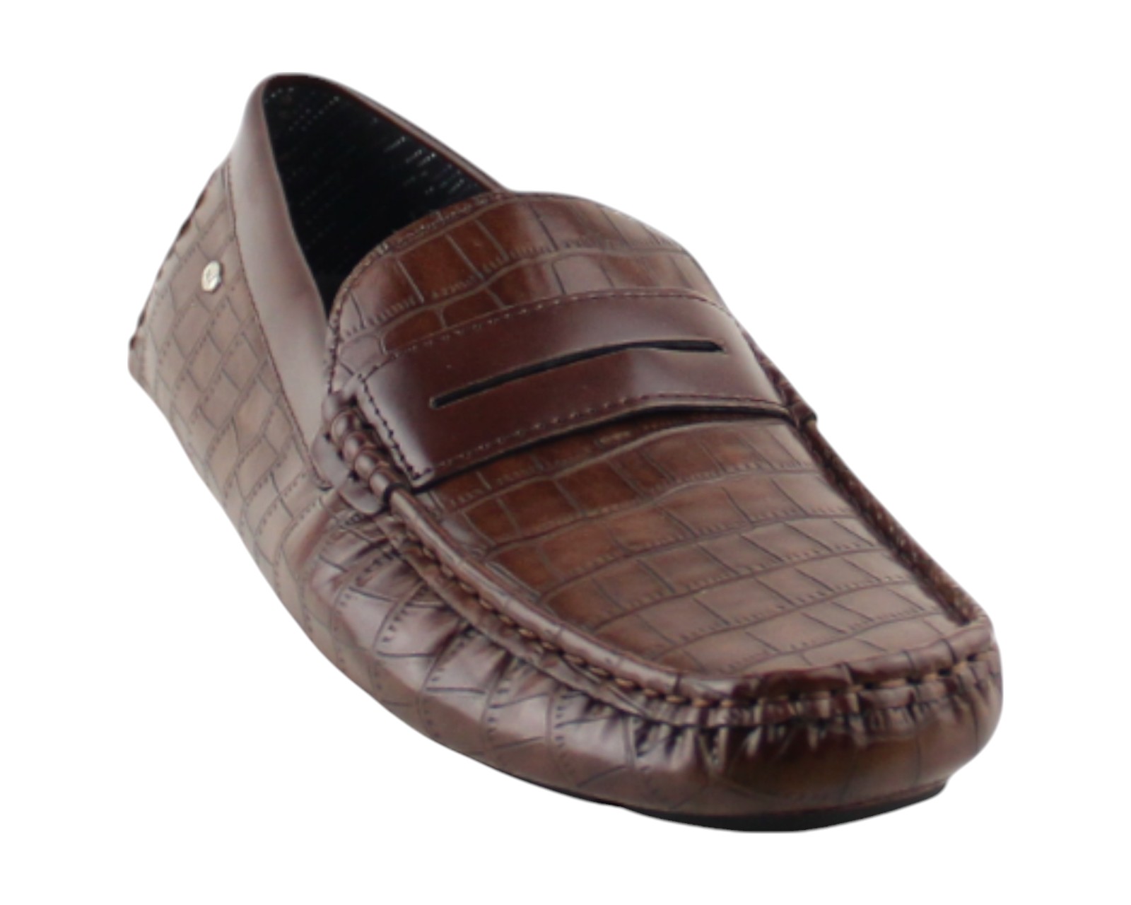 Foto 2 pulgar | Driver Para Hombre Lob Footwear Pu Croc Café 52404522