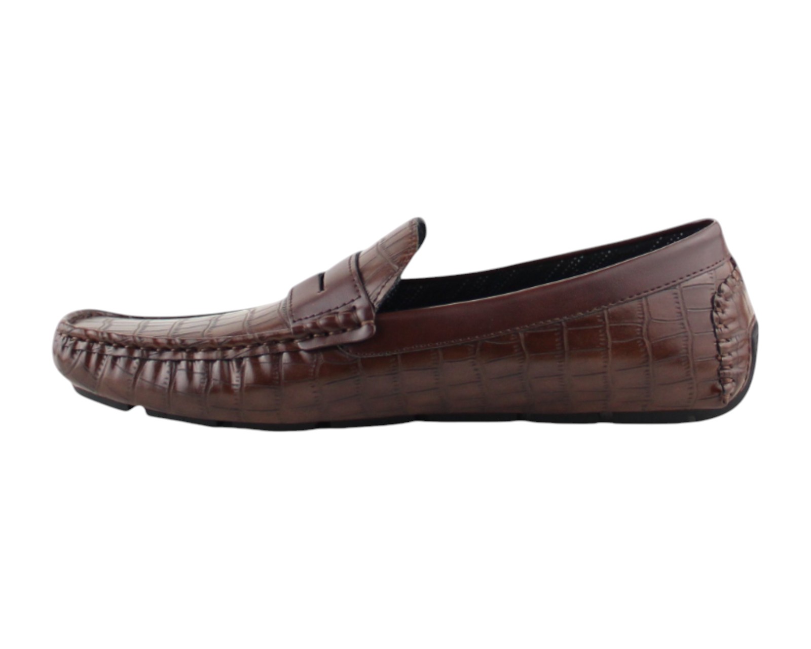 Foto 6 pulgar | Driver Para Hombre Lob Footwear Pu Croc Café 52404522