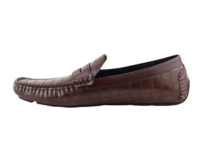 Foto 5 | Driver Para Hombre Lob Footwear Pu Croc Café 52404522